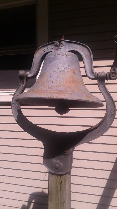 Old Iron School Bell