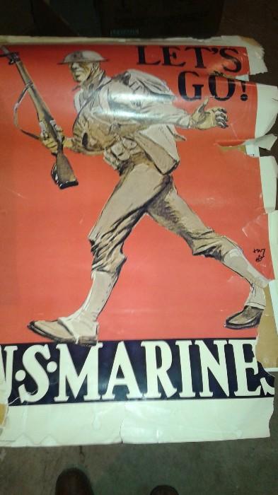 Us Marines Poster
