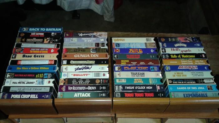 Military VHS Video Tapes