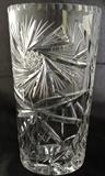 Beautiful 9" Cut Crystal Vase
