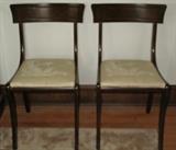 Set of 6 Regency Style Side Chairs