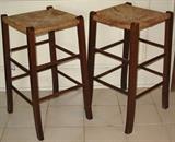 Rush Seat Bar Stools (4 each)