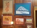 Collection of signed prints by artist and family member Billy Lee Jackson of California $15 - 90. range