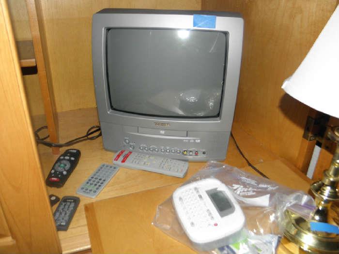 13 inch Toshiba TV with built in DVD player...still a popular item.