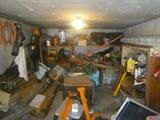 TOOLS IN GARAGE