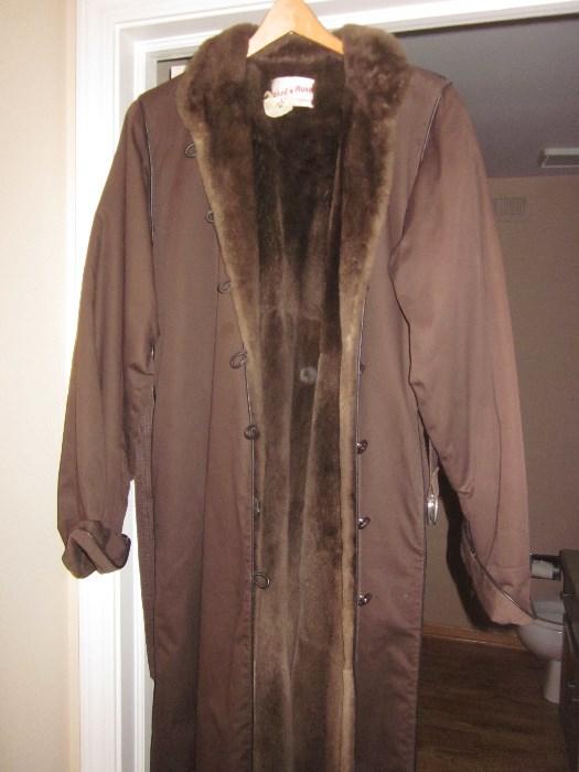 Fur Lined winter coat