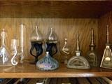 Glass oil lanterns