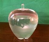 Steuben crystal apple