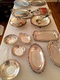 Reed & Barton, International, Rogers silverplate platters and bowls