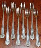 Oyster forks - sterling