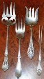 Sterling serving forks