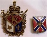 Coro brooch - coat of arms