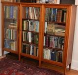 Mahogany bookcase with books!!!