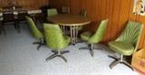 Mid Century Table and Chairs, Funky