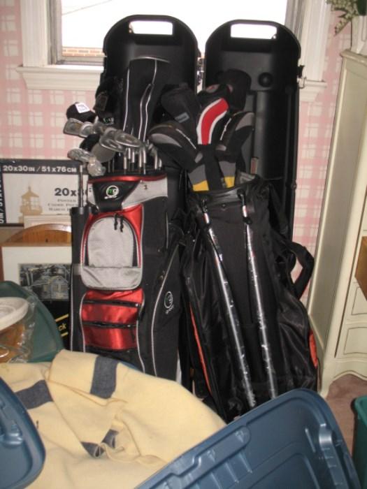 2 of six golf clubs sets