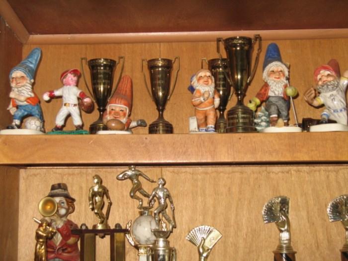 Goebel figures, trophies