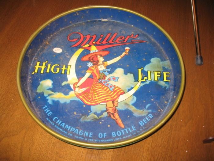 Miller beer tray