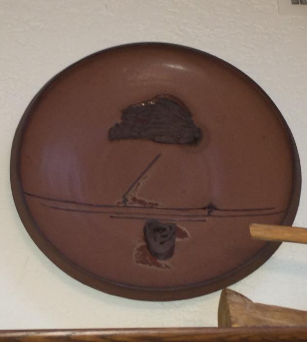 Navajo signed decorative plate