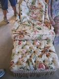 CHAIR AND OTTOMAN