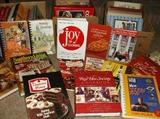 Lots of new and vintage cook books:  The Red Hat Society, Duncan Hines, autographed Patsy Riley (First Lady of Alabama), more!