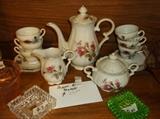 Moss Rose tea set