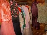 Vintage clothing, some going back to the 1920's or so