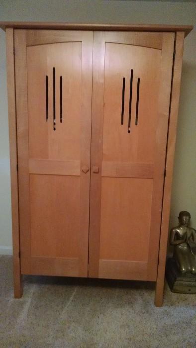 Solid maple Armoire 