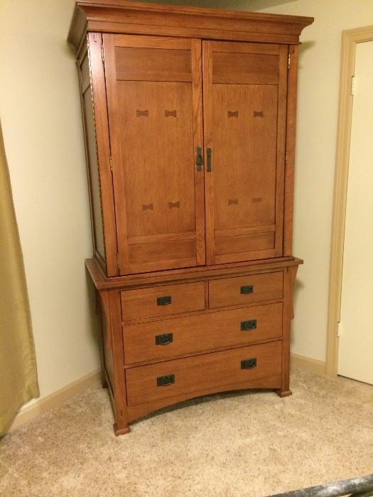 Mission style Armoire 