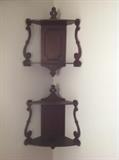 Pair of Vintage Corner Shelves $ 60.00