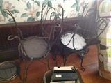 Set of Metal Chairs $ 100.00