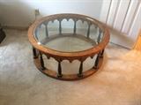 drum style coffee table