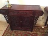 Rosewood altar cabinet