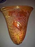 Carnival Glass Wall Pocket