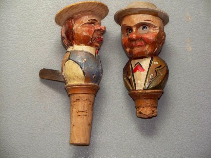 Mechanical Carved Bottle Stoppers