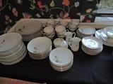 Noritake China service for 12 plus many serving dishes