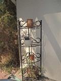Iron Corner Plant Stand