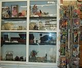 Comic books, rack, smalls, etc...