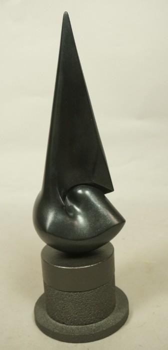 Lot 13  -  J.J. LLOYD 2005 Composition Modernist Geometric Sculpture. Signed. -- Dimensions:  H: 12 inches: W: 4.5 inches --- 