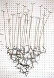Lot 82  -  Modernist Nail Art wall Sculpture.  Birds in flight.-- Dimensions:   --- 