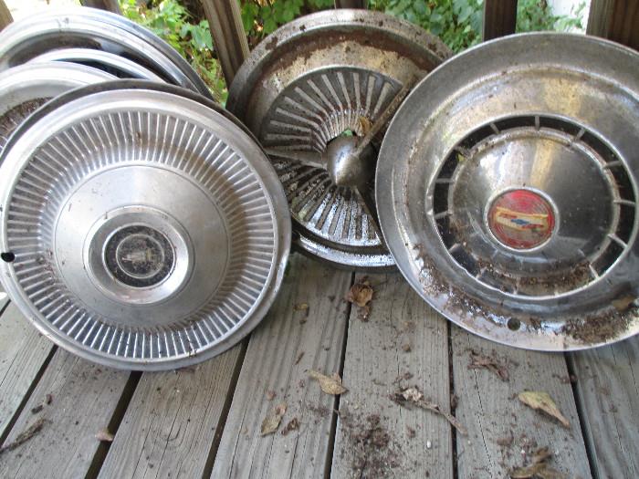 More old hubcaps 