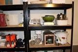 Much corning, pyrex, kitchenware, etc.
