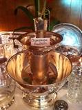 Silver plate Champagne Fountain.