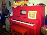 Player piano.