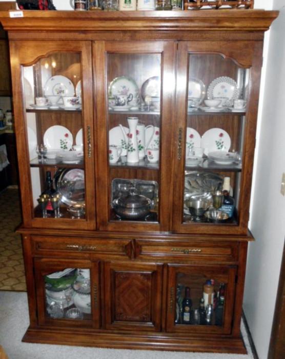 China Cabinet with Glass Doors  