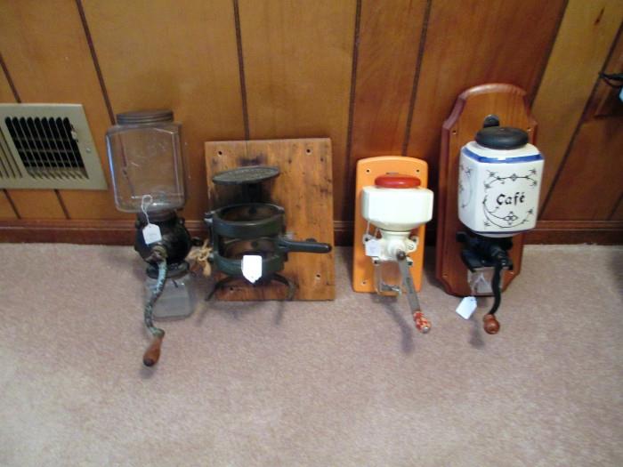 VINTAGE COFFEE GRINDERS