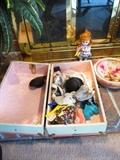 GINNY DOLL AND TRUNK WITH CLOTHES
