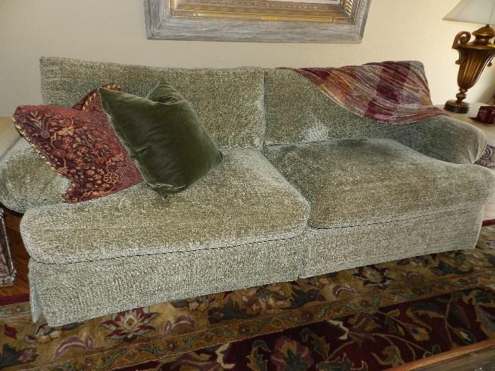 2 Burton James custom sofa's