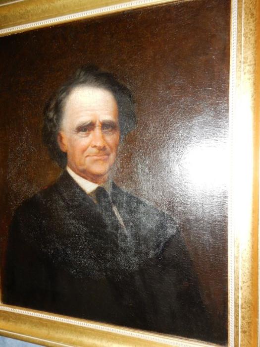 Pennsylvania Gentleman Portrait 25" x 30" . Early 1800's. Cost $5,000 sell for $1950