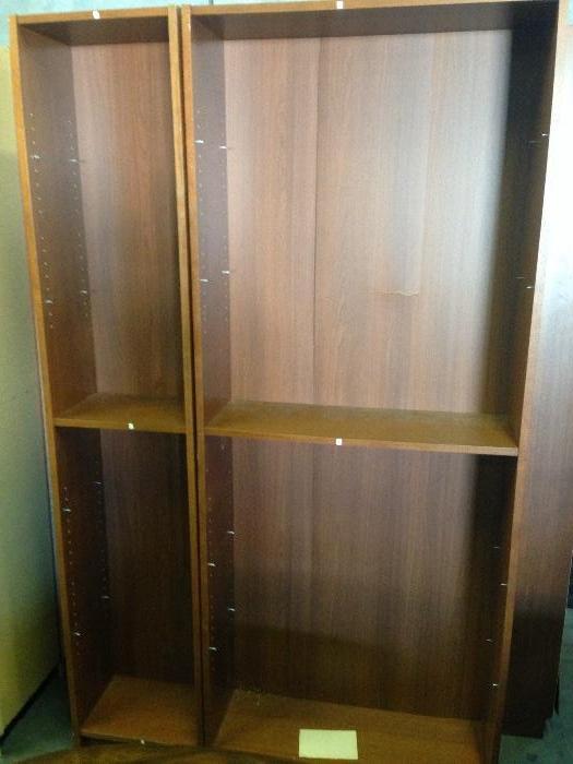 Tall Wooden Bookcases (approximately 8 alike)