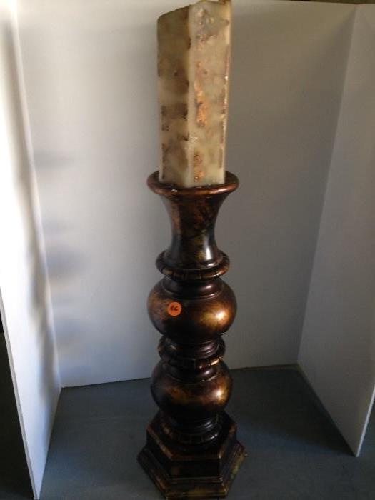 Decorative Candlestick with Candle